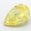 3.26 Ct. Fancy Intense Yellow Pear Lab Grown Diamond