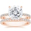 14K Rose Gold Amelie Diamond Bridal Set