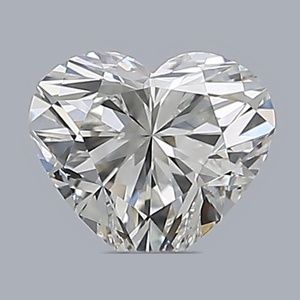 Heart diamond — real photo