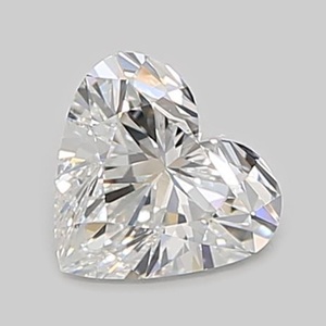 Heart diamond — real photo