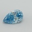 2.01 Ct. Fancy Vivid Blue Pear Lab Grown Diamond