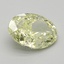 1.63 Ct. Fancy Intense Green Yellow Oval Lab Grown Diamond