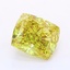 1.73 Ct. Fancy Vivid Yellow Cushion Lab Grown Diamond