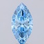 5.02 Ct. Fancy Vivid Blue Marquise Lab Grown Diamond