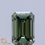 1.40 Ct. Fancy Vivid Green Emerald Lab Grown Diamond
