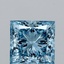 1.80 Ct. Fancy Vivid Blue Princess Lab Grown Diamond