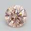 1.50 Ct. Fancy Pink Round Lab Grown Diamond