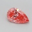 0.48 Ct. Fancy Vivid Pink Pear Lab Grown Diamond