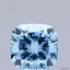 2.03 Ct. Fancy Vivid Blue Cushion Lab Grown Diamond