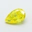 1.81 Ct. Fancy Vivid  Yellow Pear Lab Grown Diamond