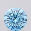 2.04 Ct. Fancy Vivid Blue Round Lab Grown Diamond