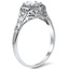 The Evea Ring, smalltop view on a hand