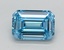 2.01 Ct. Fancy Vivid Blue Emerald Lab Grown Diamond