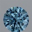 1.70 Ct. Fancy Vivid Blue Round Lab Grown Diamond