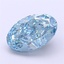 1.76 Ct. Fancy Vivid  Blue Oval Lab Grown Diamond