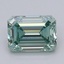 1.04 Ct. Fancy Vivid Green Emerald Lab Grown Diamond