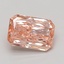 4.08 Ct. Fancy Vivid Pink Radiant Lab Grown Diamond