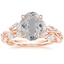 14K Rose Gold Secret Garden Diamond Ring (1/2 ct. tw.), smalltop view