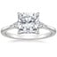 Platinum Aria Three Stone Diamond Ring (1/10 ct. tw.), smalltop view