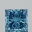 1.63 Ct. Fancy Vivid Blue Princess Lab Grown Diamond