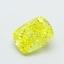 1.19 Ct. Fancy Intense  Yellow Cushion Lab Grown Diamond
