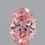 1.55 Ct. Fancy Vivid Pink Oval Lab Grown Diamond