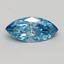 0.38 Ct. Fancy Vivid Blue Marquise Lab Grown Diamond