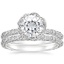 18KW Moissanite Nova Diamond Bridal Set (3/4 ct. tw.), smalltop view