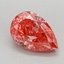 2.09 Ct. Fancy Vivid Pink Pear Lab Grown Diamond