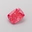 0.64 Ct. Fancy Vivid Pink Cushion Lab Grown Diamond