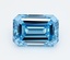 2.00 Ct. Fancy Vivid  Blue Emerald Lab Grown Diamond