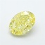 2.07 Ct. Fancy  Yellow Oval Lab Grown Diamond