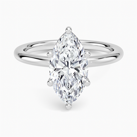 18K White Gold Sydney Perfect Fit 2mm Solitaire Ring