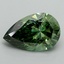 5.12 Ct. Fancy Vivid Pacific Green Pear Lab Grown Diamond