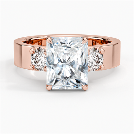 14K Rose Gold Peyton Three Stone Diamond Ring (1/2 ct. tw.)
