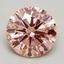 2.00 Ct. Fancy Intense Pink Round Lab Grown Diamond