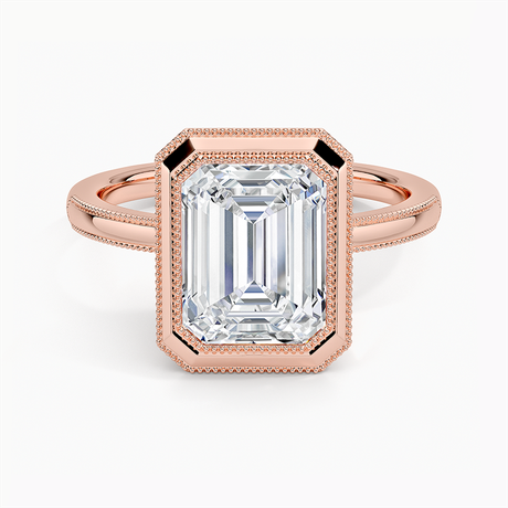 14K Rose Gold Blair Bezel Ring
