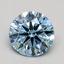 1.05 Ct. Fancy Intense Blue Round Lab Grown Diamond