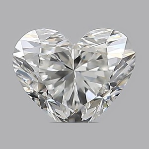 Heart diamond — real photo
