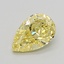 2.08 Ct. Fancy Intense  Yellow Pear Lab Grown Diamond