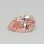 0.32 Ct. Fancy Vivid Pink Pear Lab Grown Diamond