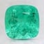 9.1x9mm Cushion Colombian Emerald