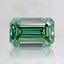 1.01 Ct. Fancy Intense Pacific Green Emerald Lab Grown Diamond