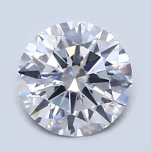 Round diamond — real photo