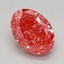 1.53 Ct. Fancy Vivid Pink Oval Lab Grown Diamond