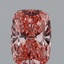 1.05 Ct. Fancy Vivid Pink Cushion Lab Grown Diamond