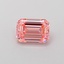 1.03 Ct. Fancy Vivid Pink Emerald Lab Grown Diamond