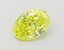 1.03 Ct. Fancy Vivid  Yellow Oval Lab Grown Diamond