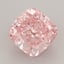 1.59 Ct. Fancy Vivid  Pink Cushion Lab Grown Diamond