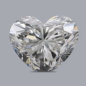 Heart diamond — real photo